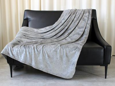 Плед "Ажур серый"