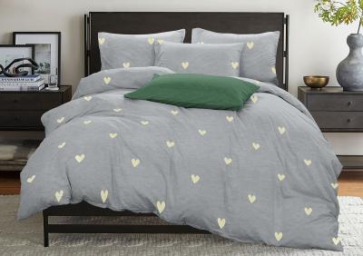 Комплект постельного белья "True Love комп. желт сердца м"